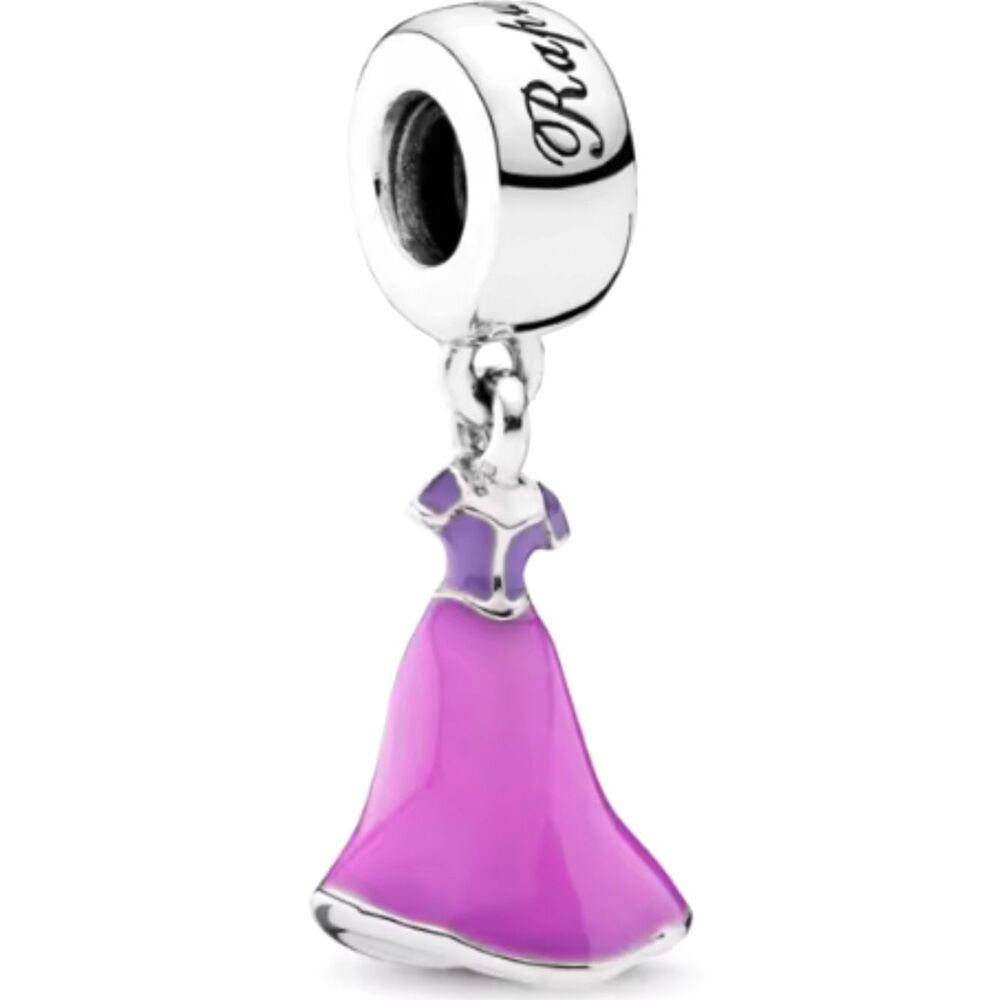 NWOT Rapunzel Tangled Dress Disney x Pandora FIT Silver Charm